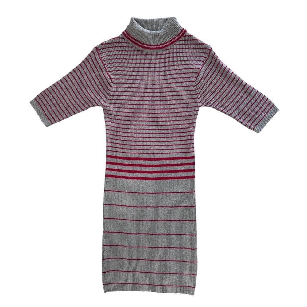 AREA STARS Striped Knit Bodycon Dress - Size Large - NWOT - Picture 2 of 5